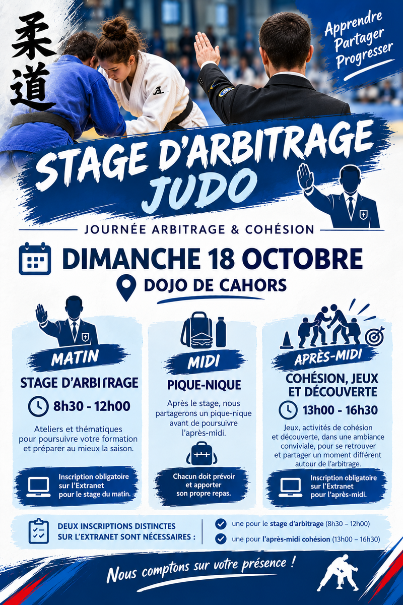 Stage ARBITRAGE Judo